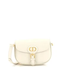 Christian Dior Bobby Flap Bag Leather Medium