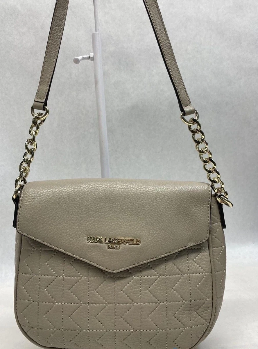 Karl Lagerfeld Leather Exterior Beige Bags & Handbags for  display picture 2