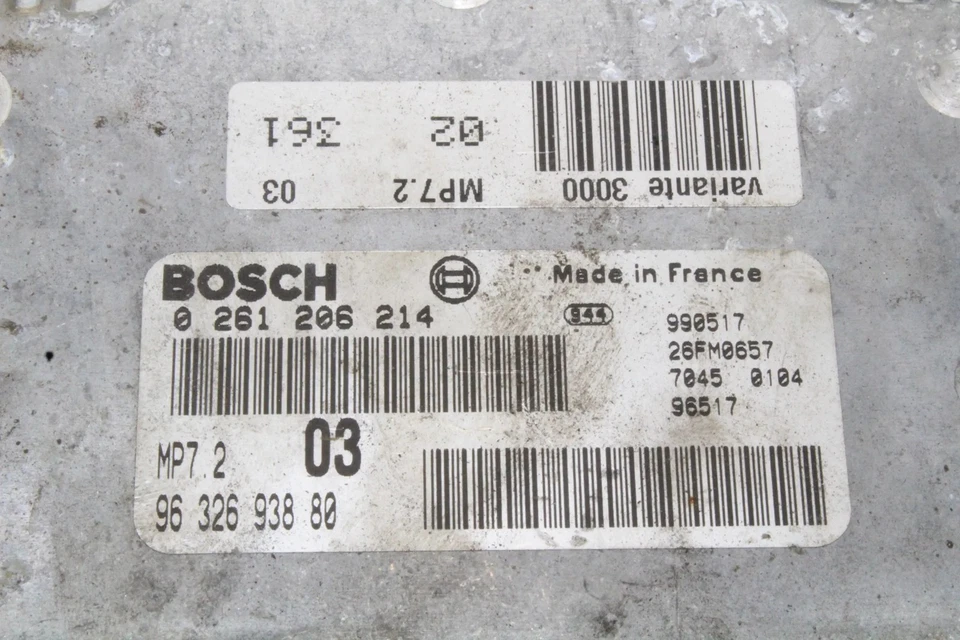 Centralina centralina centralina centralina motore CITROËN XSARA Break N2 9632693880 2001 - Immagine 4 di 4