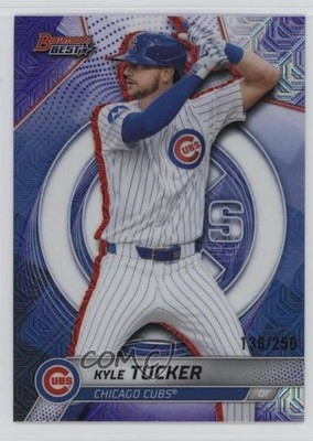 2025 Bowman's Best Purple Mojo Refractor /250 Kyle Tucker #2 1u61