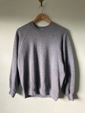 vintage 80s JERZEES Rayon Tri Blend Sweatshirt Raglan Sleeve USA Made S fit