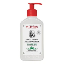 THAYERS pH Balancing Daily Cleanser, Face Wash with Aloe 8 Fl Oz (Pack of 1) 