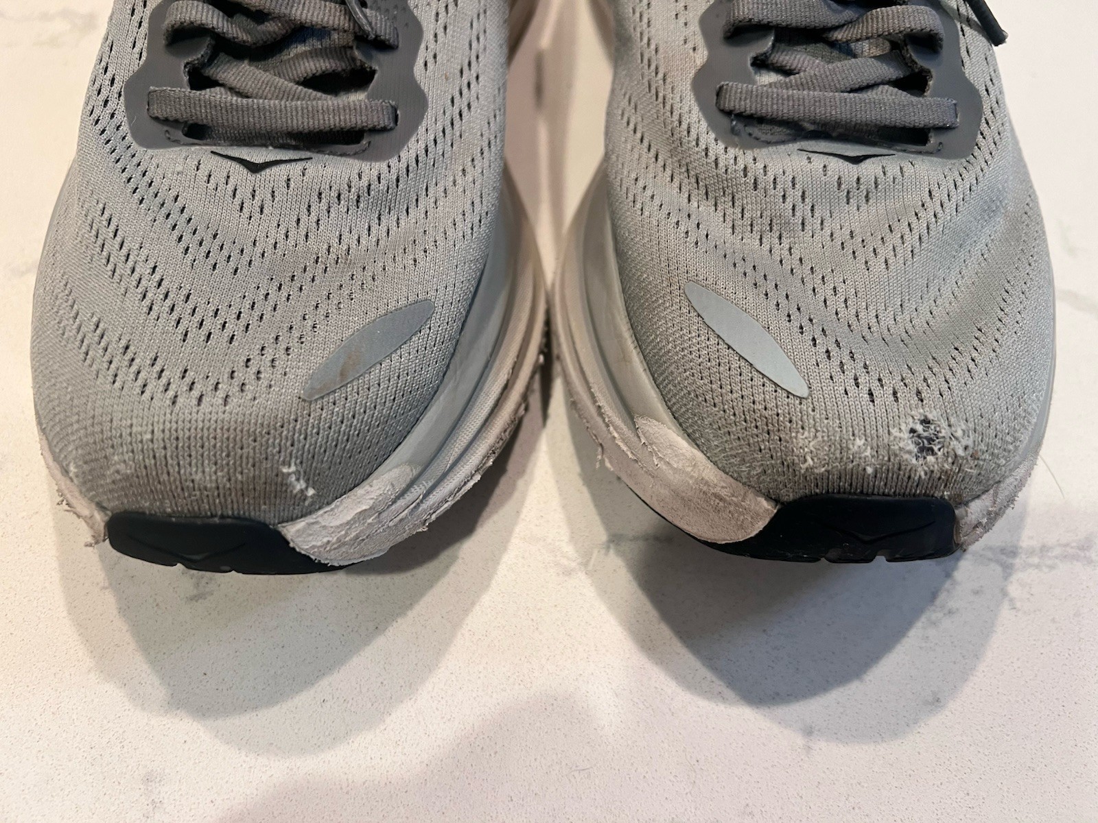 Hoka One One Bondi 8 Men's Athletic Sneakers Light Grey Size 11D Running Shoes thumbnail 10