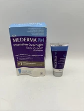 NEW SEALED Mederma PM Overnight Scar Cream - 1oz DAMAGED BOX