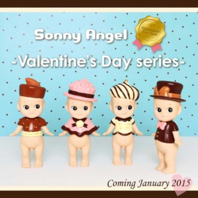 Sony Angel Valentine's Day Series 2015 4 Types Choco Cookie Miniature Figures