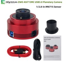 ZWO ASI715MC USB3.0 Color Planetary Camera 1.45um 4K Cam 1/2.8-in IMX715 Sensor