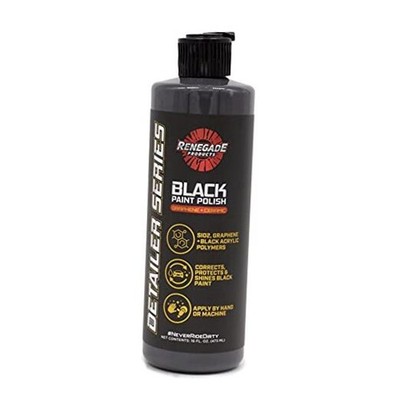  Graphene + Ceramic Black Paint Polish with Sio2, 1 Year Coating for 