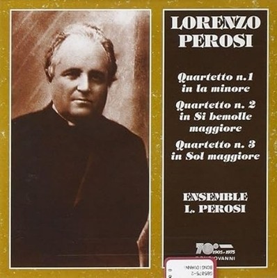 CD: LORENZO PEROSI Quartetto N1 In La Minore / Quartetto N 2 In Sib Maggiore ss