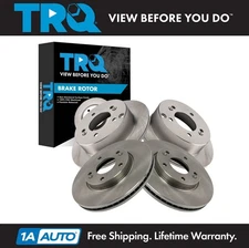TRQ Front & Rear Brake Rotors Set Fits 2007-2009 Kia Rondo
