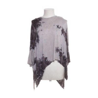 Enza Costa, Top, Größe: L, Grau/Mehrfarbig, Seide/Viskose, Batik, Damen #ixZ