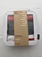 NWT Size Large Lululemon InvisiWear Mid-Rise Thong 3 Pack Holiday Underwear