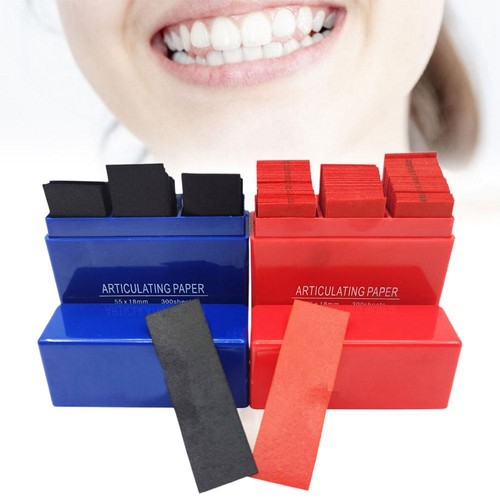 Dental Articulating Paper Blue/Red Double Sided Teeth Care Strips 300 Sheets Q2 - Picture 12 of 18