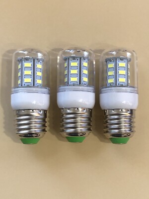 3 pcs LED Refrigerator Light Corn Bulb Fits Frigidaire Kenmore E27 3.5W 24 LED's