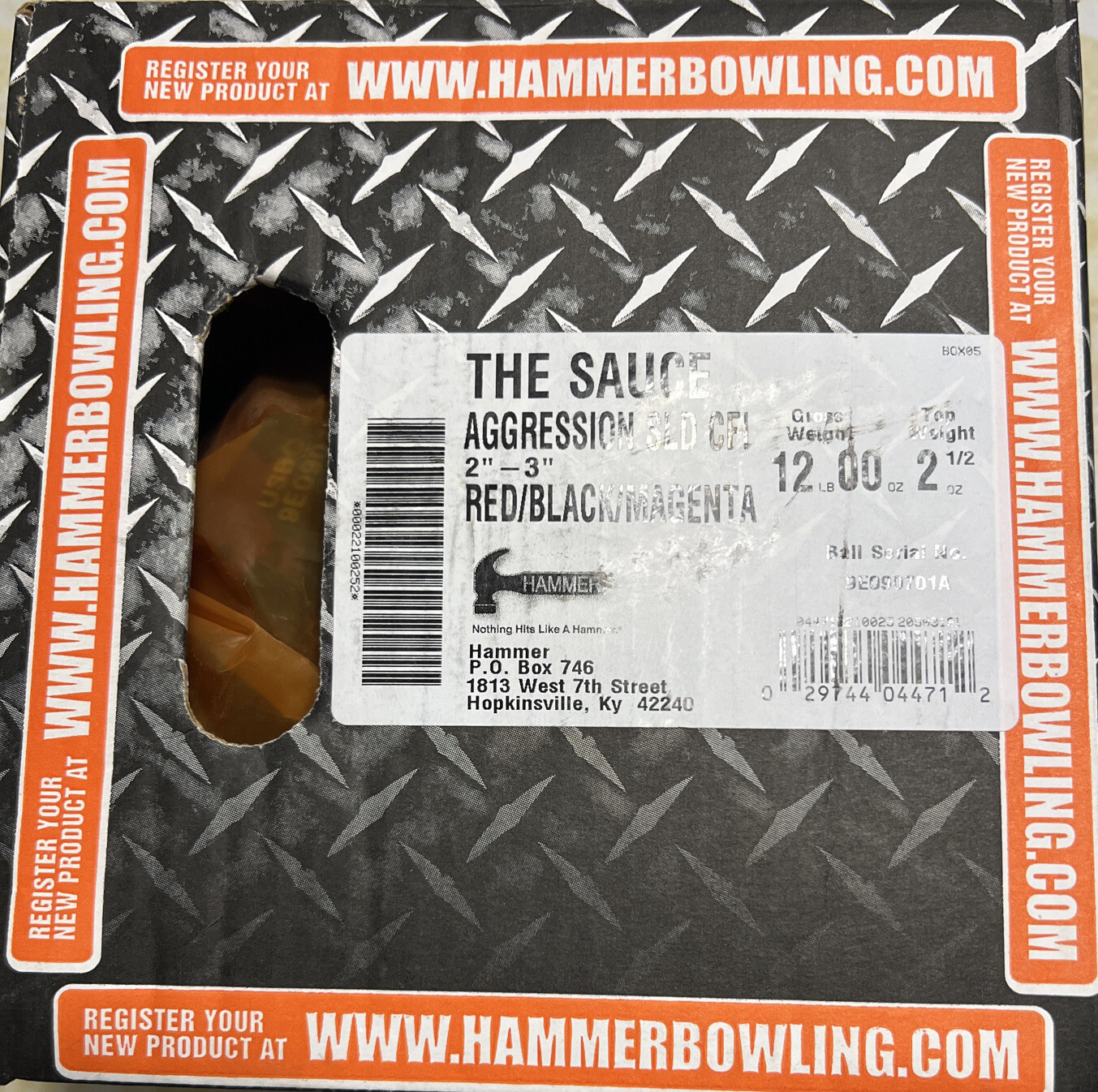 12lb Hammer Sauce Bowling Ball NIB! eBay