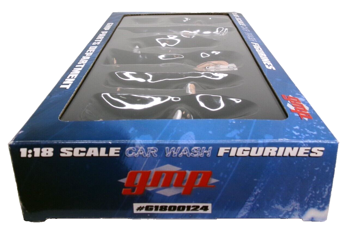 Vintage 2005 GMP Parts Department 1:18 Scale Car Wash Figurines