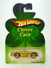Hot Wheels Dodge Viper RT/10 Clover Cars Gold Die-Cast Car 2007
