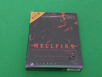 Diablo Hellfire Erweiterungspack PC Big Box dt. Version Neu Sealed selten RAR 