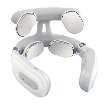Micro Electric Neck Massager with Heat 4D Floating Massage Heads Kneading Gifts