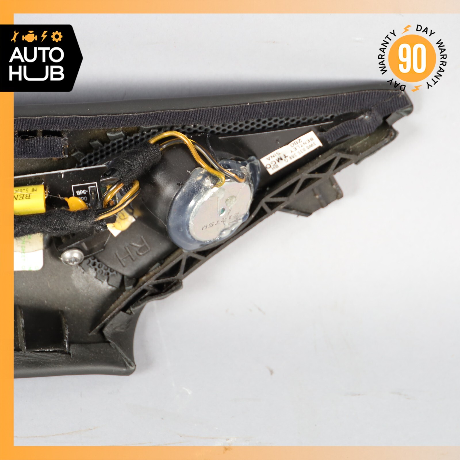 07-11 Bentley Continental GTC Front Right Side A-Pillar Trim Cover OEM 59k