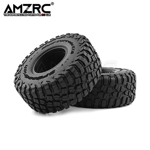 4Pcs 1.55inch 95mm Mud-Terrain Wheel Tires for 1/10 Traxxas Axial Redcat MST - Picture 4 of 9