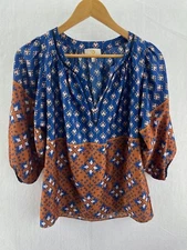 Collective Concepts XS Top Blouse Multicolor 3/4 Sleeve EUC (W5404-A1)