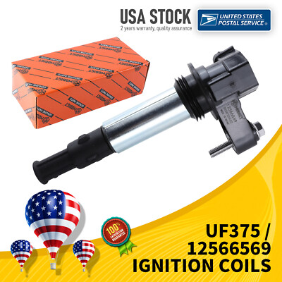 Ignition Coil 1X High Performance OEM UF375 12566569 For Buick Allure Enclave