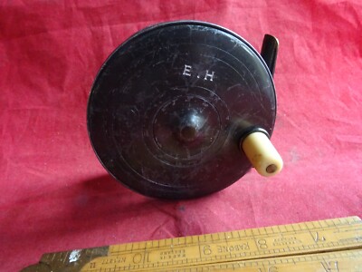 VINTAGE C. FARLOW 3 STÜCK 4'' LACHS PERFEKTES MUSTER FLIEGENROLLE FUNKTIONIERT MIT AUSGABEN