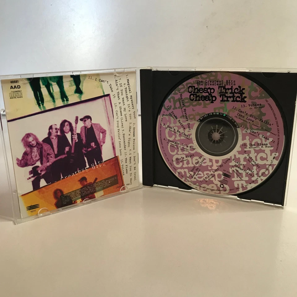 Cheap Trick The Greatest Hits CD 1991 - Image 4 of 4