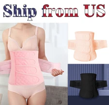 Postpartum Support Belt Belly Wrap Waist Trainer Body Shaper Recovery Girdle