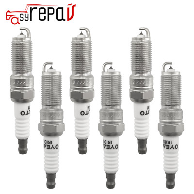 6pcs PLATINUM IR IRIDIUM Spark Plugs for Buick Chevrolet Cadillac GMC Ford Mazda