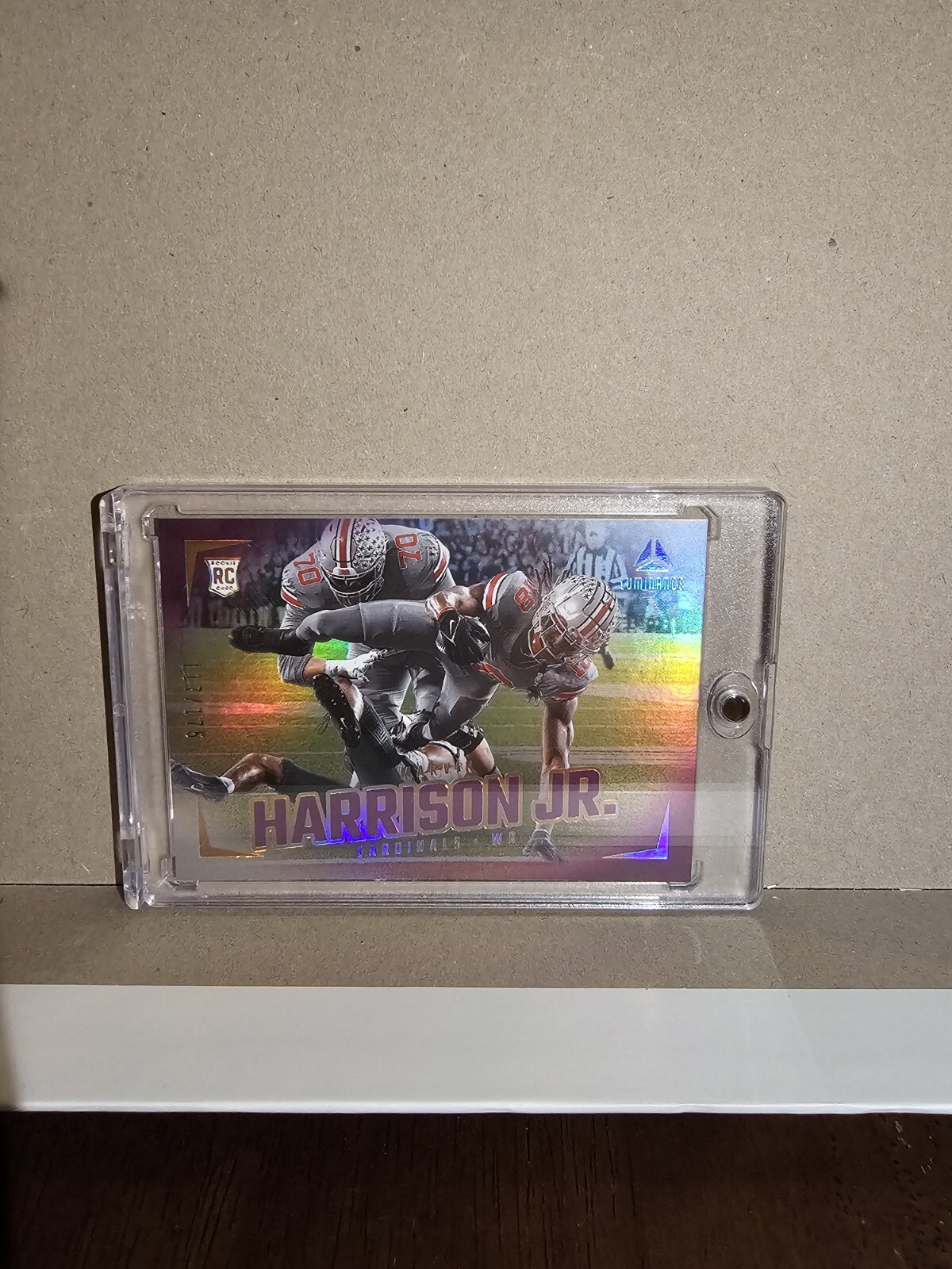 2024 Panini Luminance - Rookies Purple #180 Marvin Harrison Jr. /175 (RC)