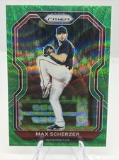 2021 Panini Prizm Green Wave Prizm Max Scherzer Washington Nationals #32