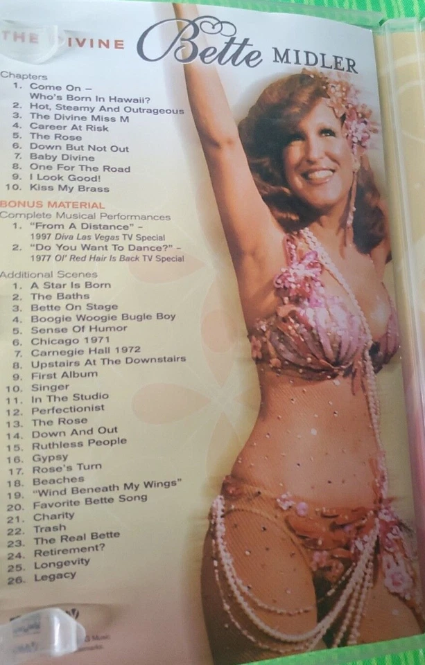 Bette Midler: The Divine Bette Midler (DVD, Documentary, 2004) - Image 3 of 3