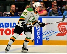 ANTONIO STRANGES DALLAS STARS LONDON KNIGHTS  8X10 AUTOGRAPHED SIGNED PHOTO COA