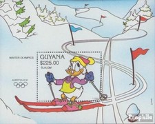 guyana Bloc 152 (complète edition) neuf avec gomme originale 1991 walt disney pe