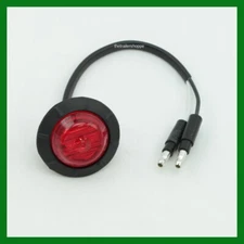 Maxxima Marker Clearance Combination 6 LED light 1-1/4" Round Red Grommet Mount