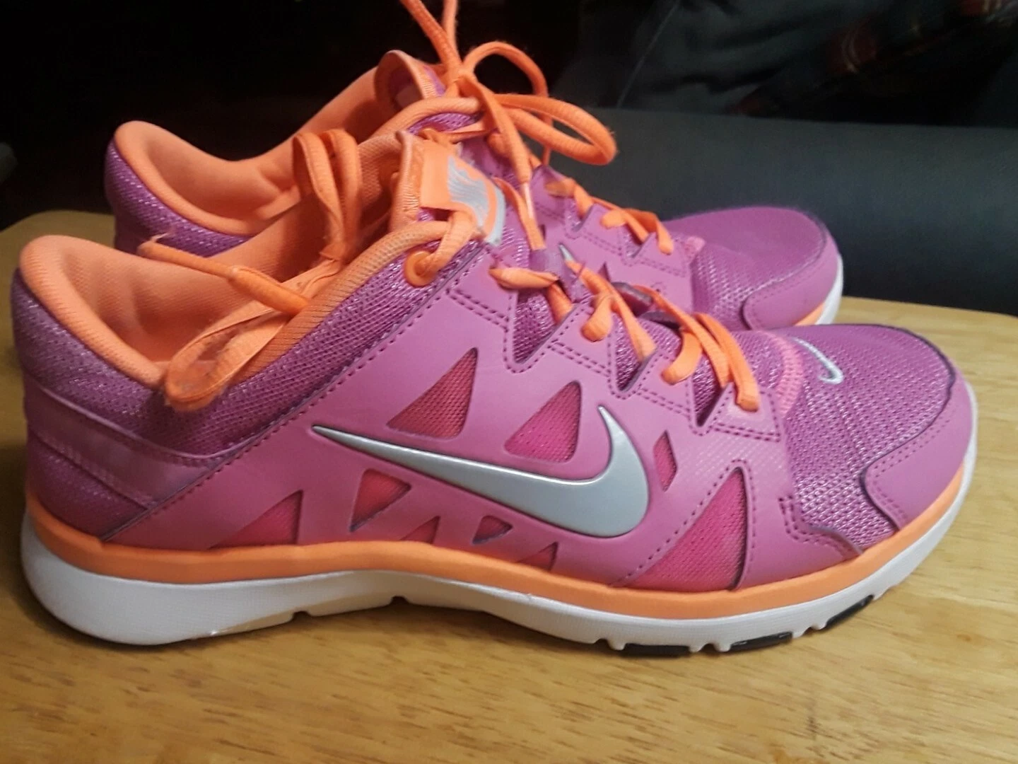 Chaussures de course femme Nike Flex Supreme TR 2 rose orange vif 7,5 M #616694 504