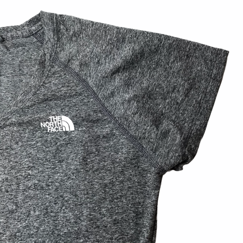 The North Face TNF Gray T Shirt Size Women's M. V Neck. Athletic - Picture 6 of 8