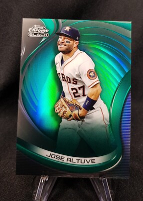 Topps Chrome Black 2022 - Jose Altuve - Green - Houston Astros /99