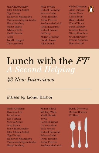 Lionel Barber Lunch with the FT (Tascabile)