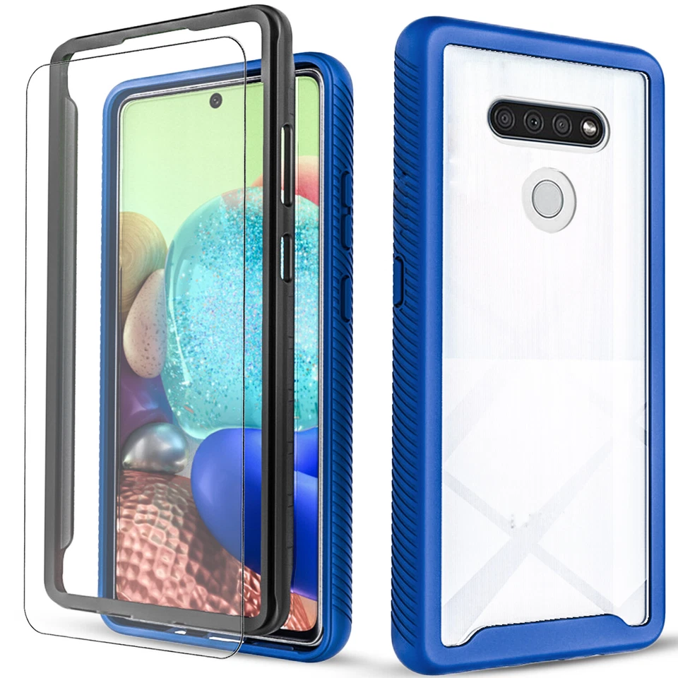 For LG K31/Aristo 5 Case Phone Cover Shockproof Clear+ Tempered Glass Screen - Image 2 of 4