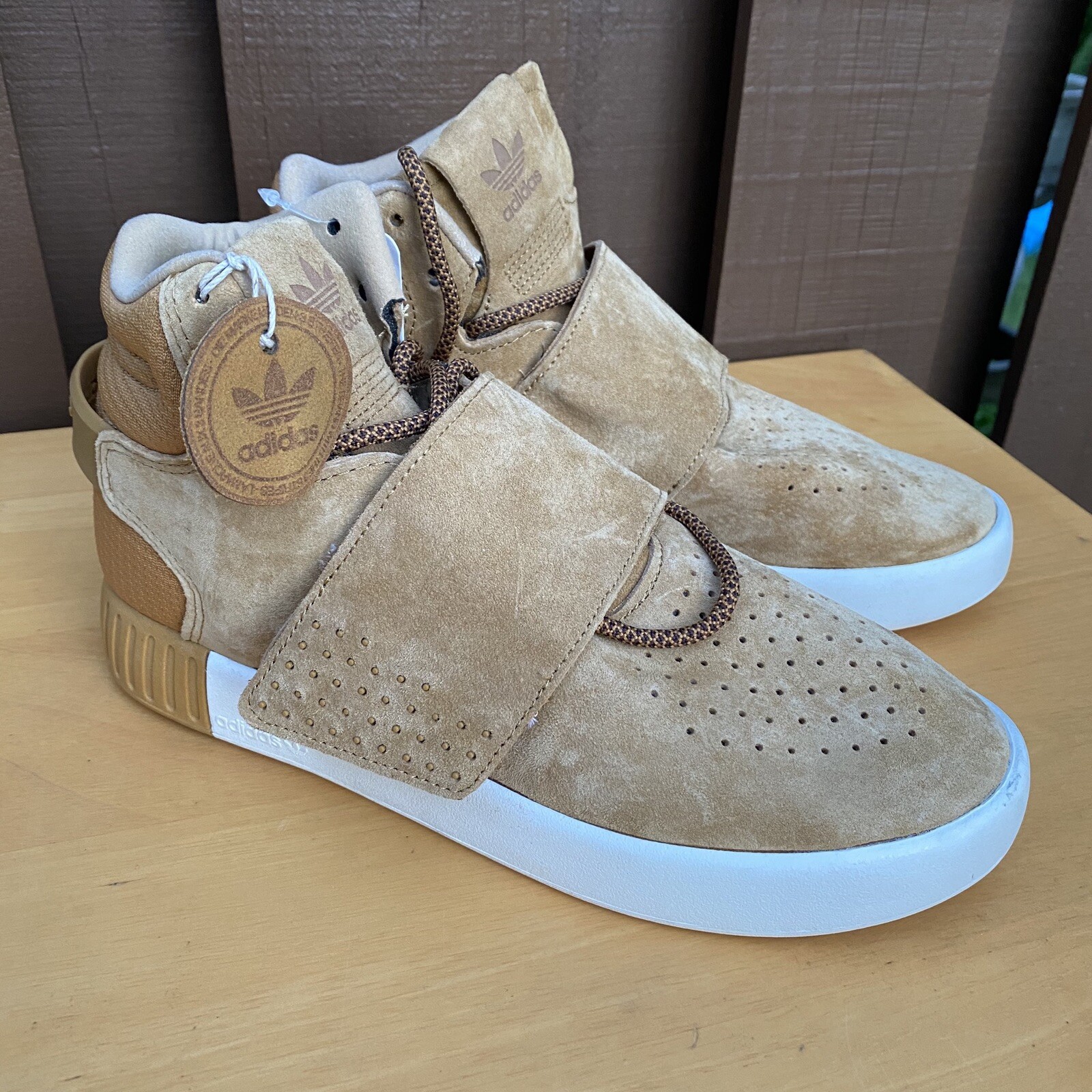 adidas tubular invader beige