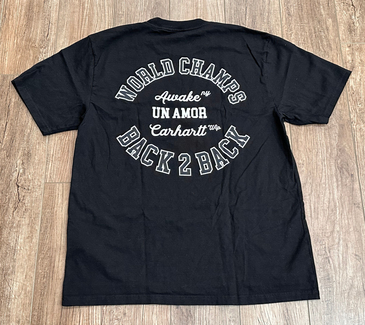 Awake NY X Carhartt WIP Pocket Tee Men's Size XL Black