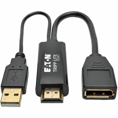 Tripp Lite HDMI to DisplayPort Active Converter 4Kx2K w/ USB Power M/F 6in 6''