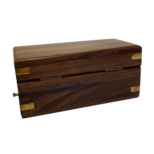 Kit de sello de cera de 5-1/2" en caja de madera - accesorios de escritura de estilo antiguo vintage - Imagen 4 de 4