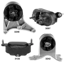 Engine Motor & Automatic Trans Mounts 4PCS Set for Chevrolet Malibu 12-08 3.6L