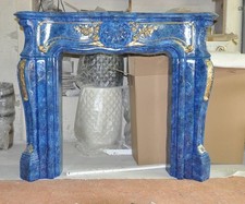 Barokowa okładzina kominka "Kolorowy marmur" obramowanie kominka szerokość 140cm nr 120