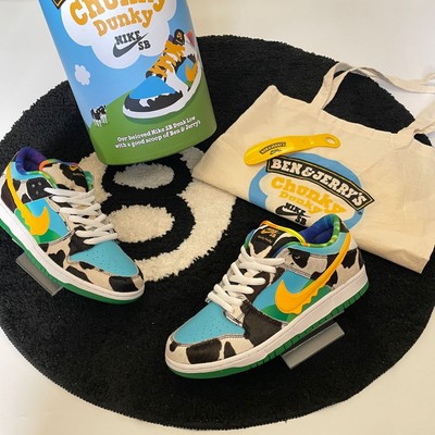 Nike SB Dunk Low Ben & Jerry's Chunky Dunky Special Box F&F   Größe 43