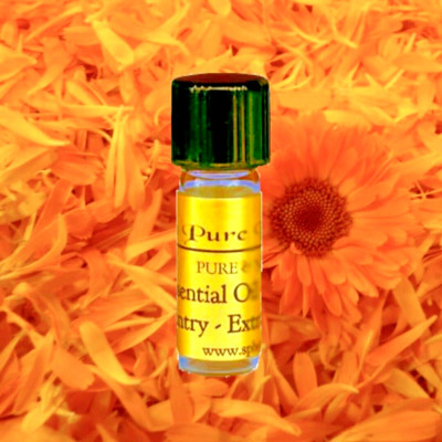 3 ml Calendula (Marigold) Essential Oil - 100% PURE NATURAL - Glass Bottle