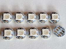 10PCS WS2812B 5050SMD Individually Addressable Smart RGB LED Pixel modules